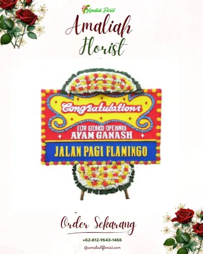 Bunga Papan Congratulation di Lembursawah
